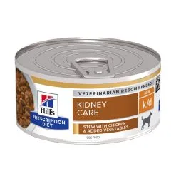 Hill's Prescription Diet K/d Kidney Care Stoofpotje Voor Hond Met Kip & Toegevoegde Groenten 24x156g Blik
