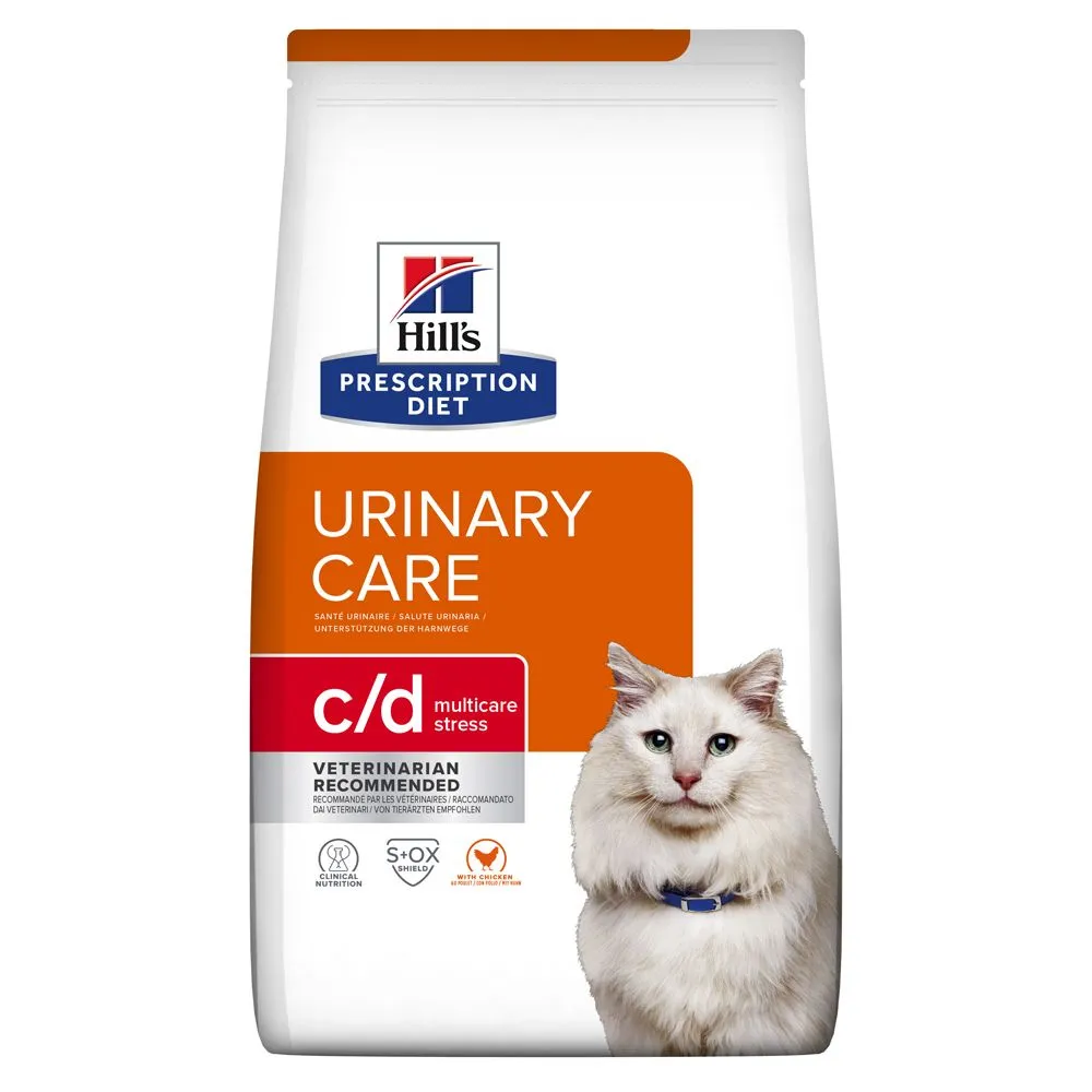 Hill's Prescription Diet C/d Multicare Stress Urinary Care Kattenvoer Met Kip 12kg 3 Hill's Prescription Diet C/d Multicare Stress Urinary Care Kattenvoer Met Kip 12kg