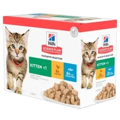 Hill's Hill’s Kitten Classic Selection Multipack Kip 12x85g