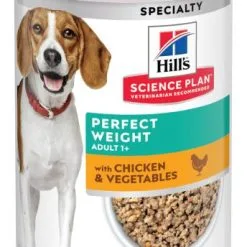 Pak 12 Hill's SP Honden Adult Perfecte Gewicht (Blik) 363G