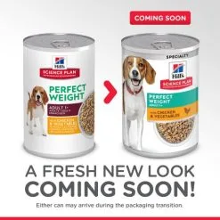 Pak 12 Hill's SP Honden Adult Perfecte Gewicht (Blik) 363G -Hill‘s Verkoopwinkel 114593 atf12 52742364308 packaging transition 3 g