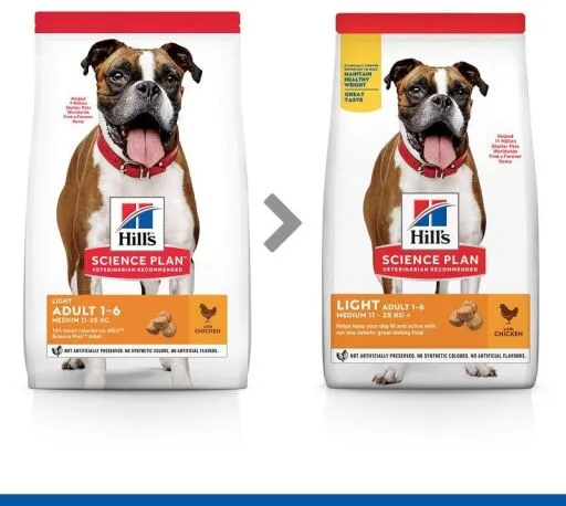 Hill's Adult Light Middelgrote Rassen - Kip 4 Hill's Adult Light Middelgrote Rassen - Kip - Afbeelding 2