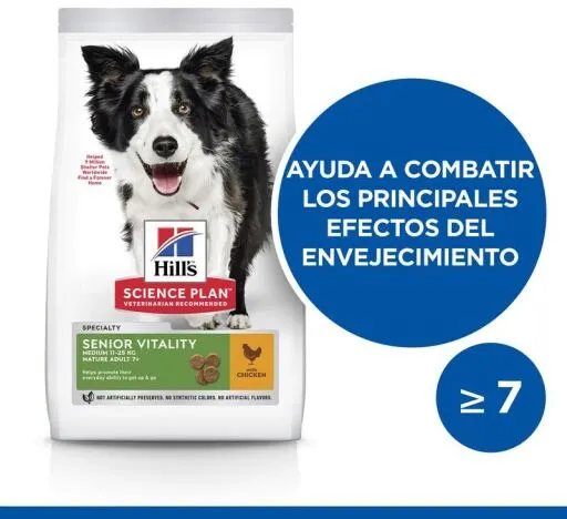 Hill's Science Plan +7 Science Plan +7 Youthful Vitality Middelgrote Kip 4 Hill's Science Plan +7 Science Plan +7 Youthful Vitality Middelgrote Kip - Afbeelding 2