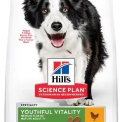 Hill's Science Plan +7 Science Plan +7 Youthful Vitality Middelgrote Kip 17 Hill's Science Plan +7 Science Plan +7 Youthful Vitality Middelgrote Kip -Hill‘s Verkoopwinkel 171534 hill s youthful vitality cao medium mature 7 7 g