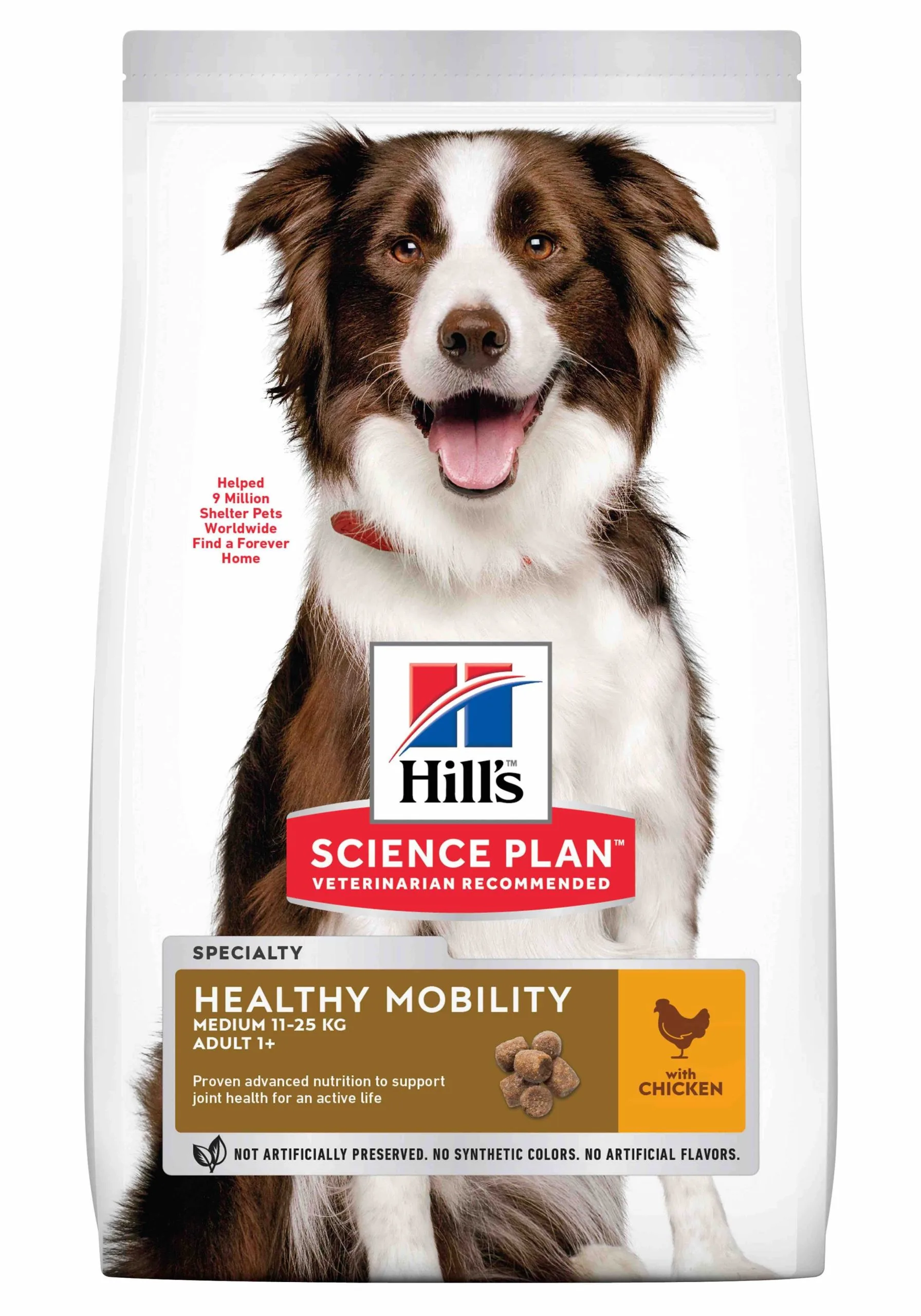 Hill's Science Plan Adult Healthy Mobility Medium Hondenvoer Met Kip 14kg 3 Hill's Science Plan Adult Healthy Mobility Medium Hondenvoer Met Kip 14kg