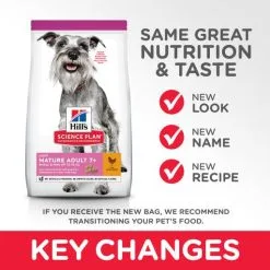 Hill's Adult Mature 7+ Mini Light Kip 18 Hill's Adult Mature 7+ Mini Light Kip -Hill‘s Verkoopwinkel 439 atf11 52742170008 key changes 7 g