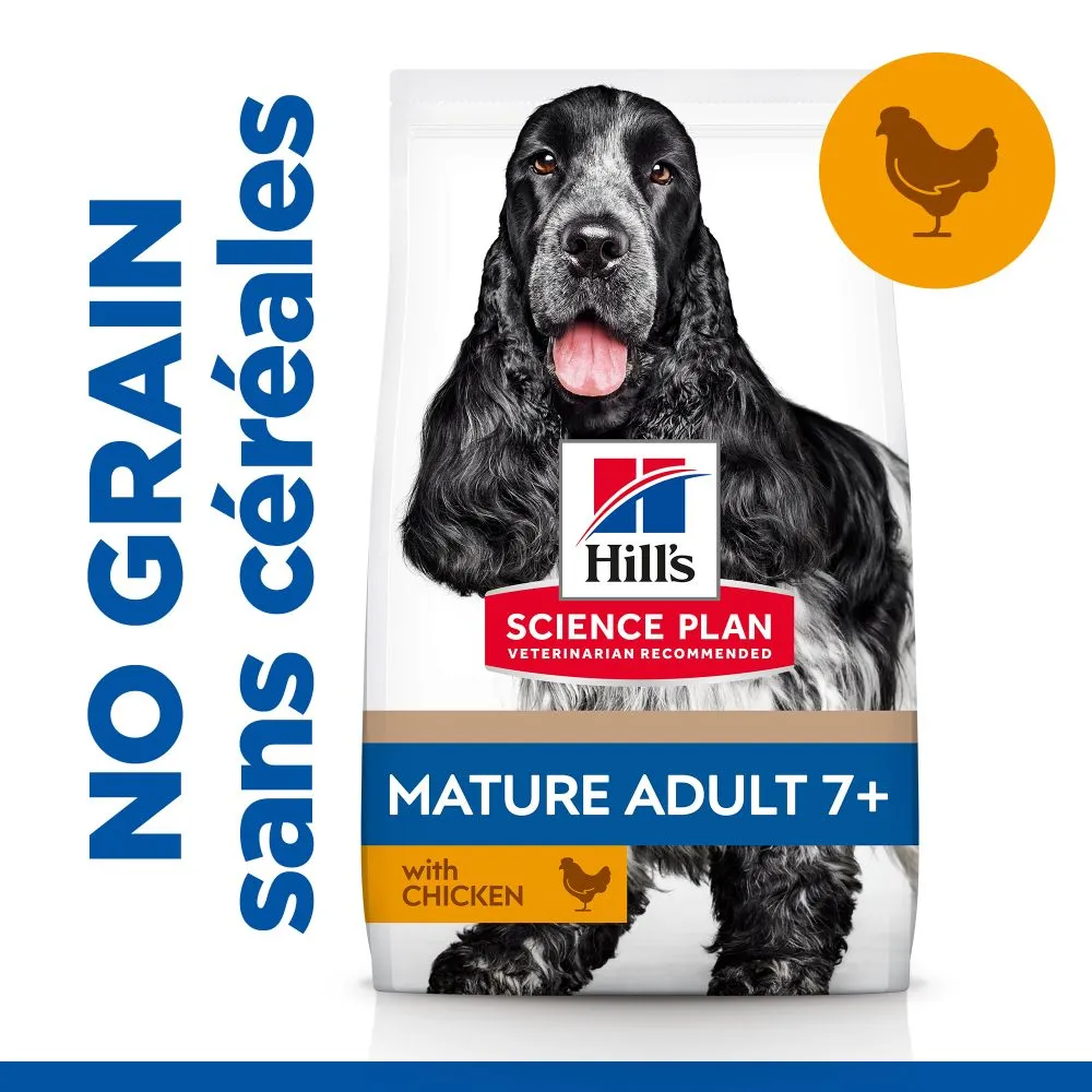 Hill's Science Plan Mature Adult No Grain - Kip - 14kg 5 Hill's Science Plan Mature Adult No Grain - Kip - 14kg - Afbeelding 3