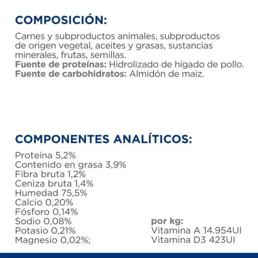 Pak 12 Hill's Comida Húmeda Prescription Diet Z/d Food Senstitives Para Sensibilidades Alimentarias En Perros 4 Pak 12 Hill's Comida Húmeda Prescription Diet Z/d Food Senstitives Para Sensibilidades Alimentarias En Perros - Afbeelding 2