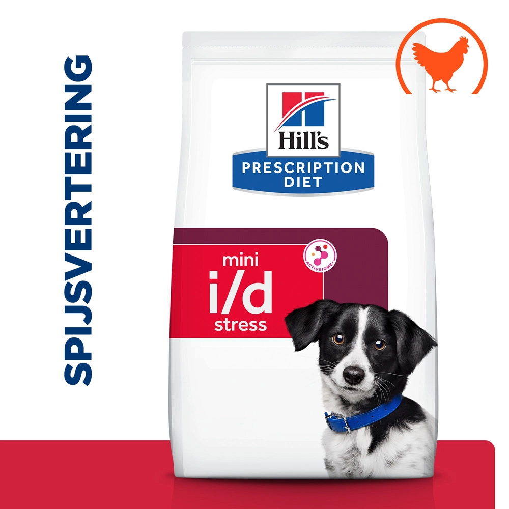 Hill's Prescription Diet I/d Stress Mini Digestive Care Hondenvoer Met Kip 3kg 4 Hill's Prescription Diet I/d Stress Mini Digestive Care Hondenvoer Met Kip 3kg - Afbeelding 2