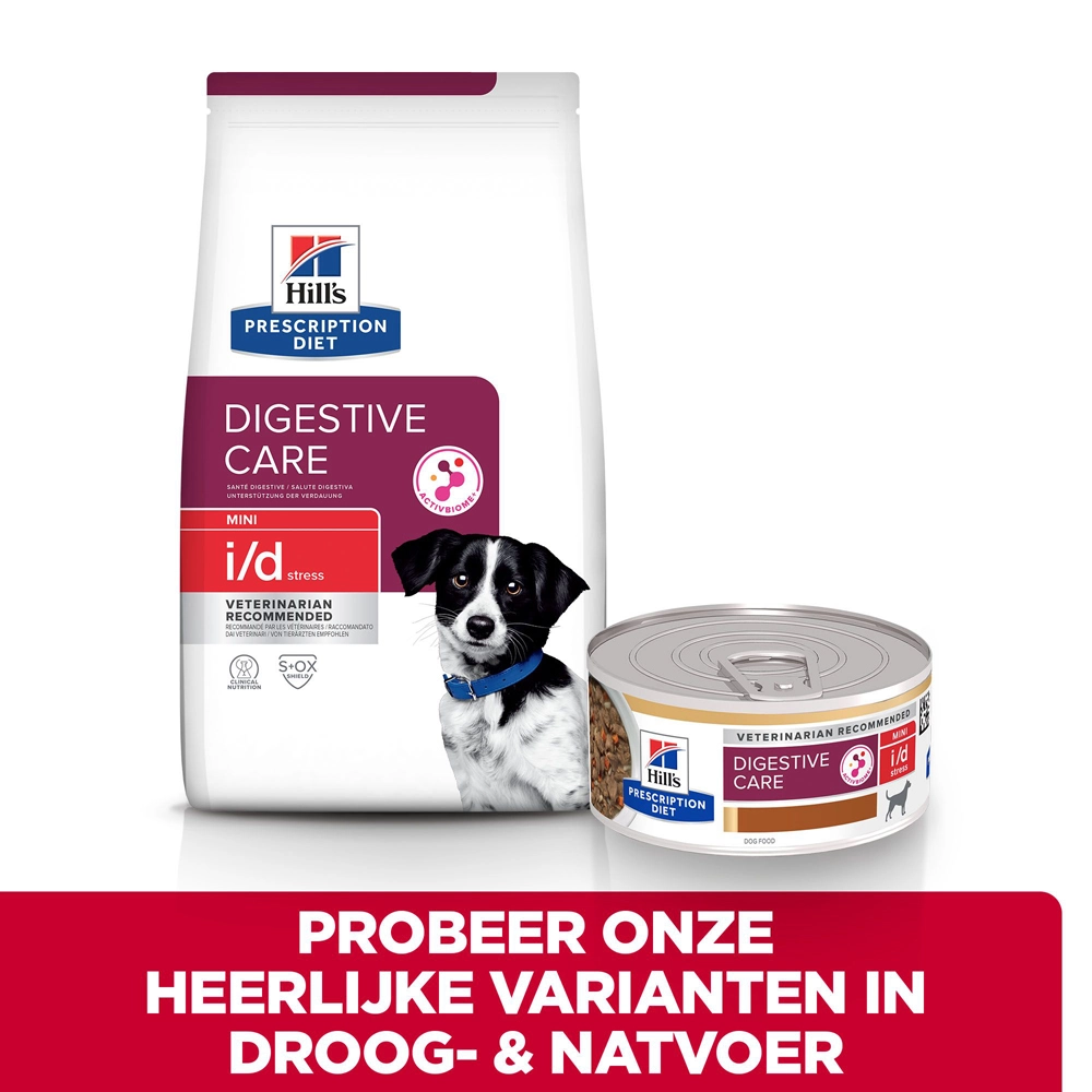 Hill's Prescription Diet I/d Stress Mini Digestive Care Hondenvoer Met Kip 3kg 8 Hill's Prescription Diet I/d Stress Mini Digestive Care Hondenvoer Met Kip 3kg - Afbeelding 6