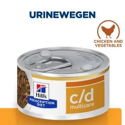 Hill's Prescription Diet C/D Multicare Kip- En Groentenstoofpotje Voor Hond 24x156g -Hill‘s Verkoopwinkel 52742047317 1 NL