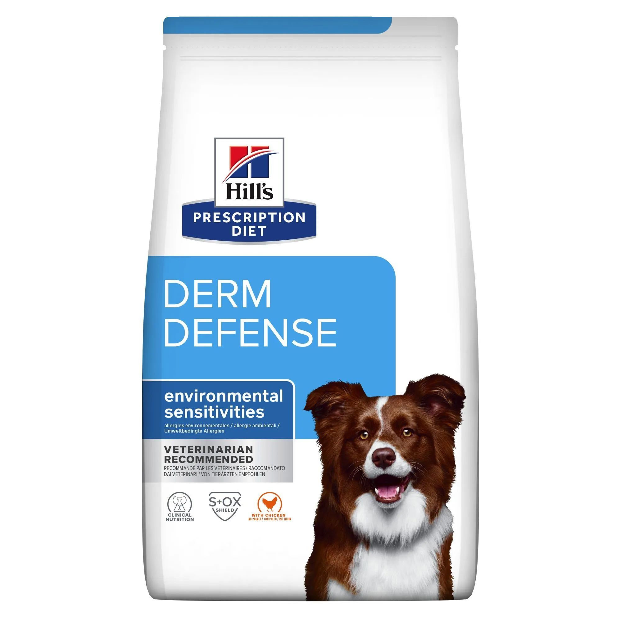 Hill's Prescription Diet Derm Defense Environmental Sensitivities Hondenvoer Met Kip 1.5kg 3 Hill's Prescription Diet Derm Defense Environmental Sensitivities Hondenvoer Met Kip 1.5kg