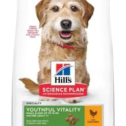 Hill's Science Plan Mature Adult 7+ Senior Vitality Small & Mini Hondenvoer Met Kip & Rijst 6kg