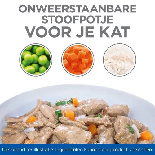 Hill's Science Plan Healthy Cuisine Adult Multipack Voor Katten Met Kip En Zalm 6 Hill's Science Plan Healthy Cuisine Adult Multipack Voor Katten Met Kip En Zalm - Afbeelding 4