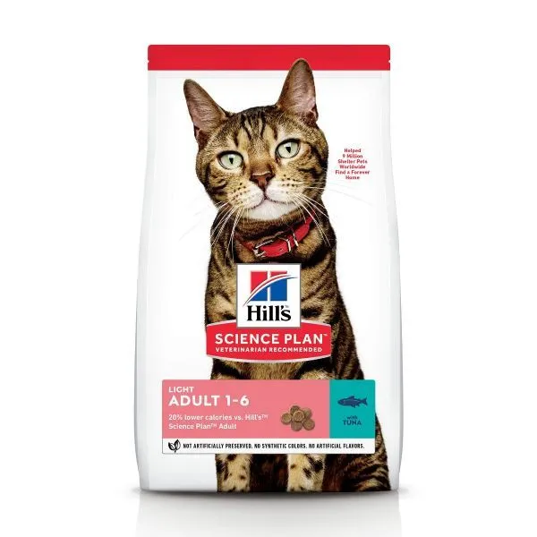Hill's Hill’s Science Plan Adult Light Kattenvoer Tonijn 1,5kg 3 Hill's Hill’s Science Plan Adult Light Kattenvoer Tonijn 1,5kg