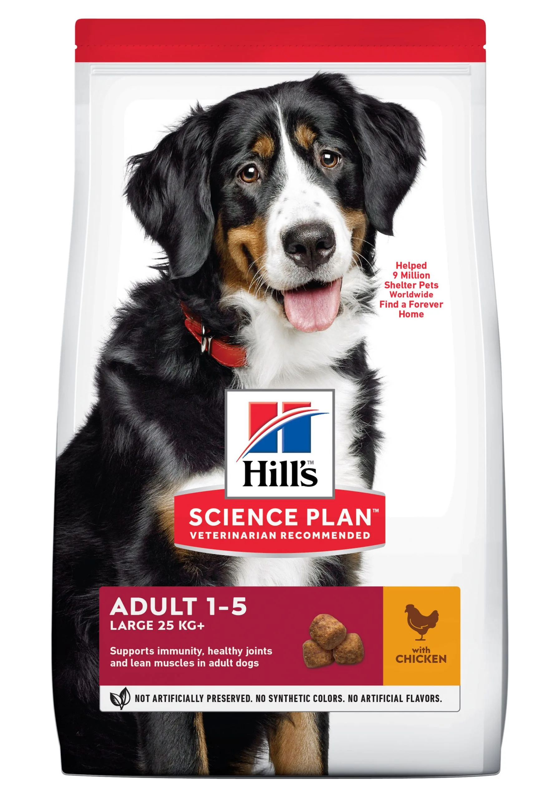 Hill's Science Plan Adult Large Breed Hondenvoer Met Kip 2,5kg 3 Hill's Science Plan Adult Large Breed Hondenvoer Met Kip 2,5kg