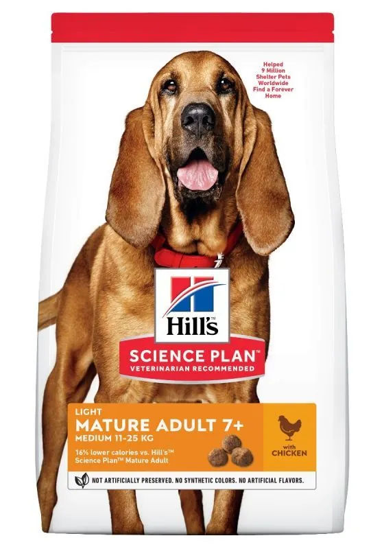 Hill's Hill’s Science Plan Mature Adult Light Kip 2,5kg 3 Hill's Hill’s Science Plan Mature Adult Light Kip 2,5kg
