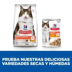 Hill's Science Plan Adult Perfect Digestion With Chicken & Brown Rice -Hill‘s Verkoopwinkel perfect digestion gatos adultos pollo arroz 7 g