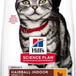 Hill's Science Plan Adult Binnenshuis Haarbal Kip